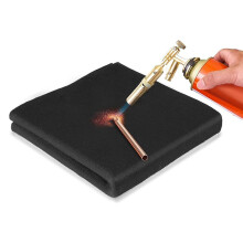 Hittebestendige Soldeermat 40x40 Inch, 10 mm Dikke Brandwerende Lasdeken, voor HVAC, Loodgieterswerk, Lassen, 1 Verpakking