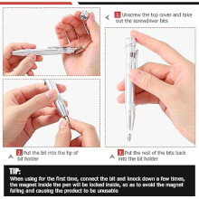 36pcs Pen Screwdriver Multitool Handy Tool Magnetic Pocket Screwdriver Multi Precision Function for Gadgets Repair