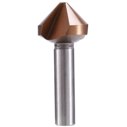 Countersunk Drill Bit 3-Flutes 90-Degrees Chamfering Cutter Tungsten Steel Carbide Single  Reaming Drill 30mm