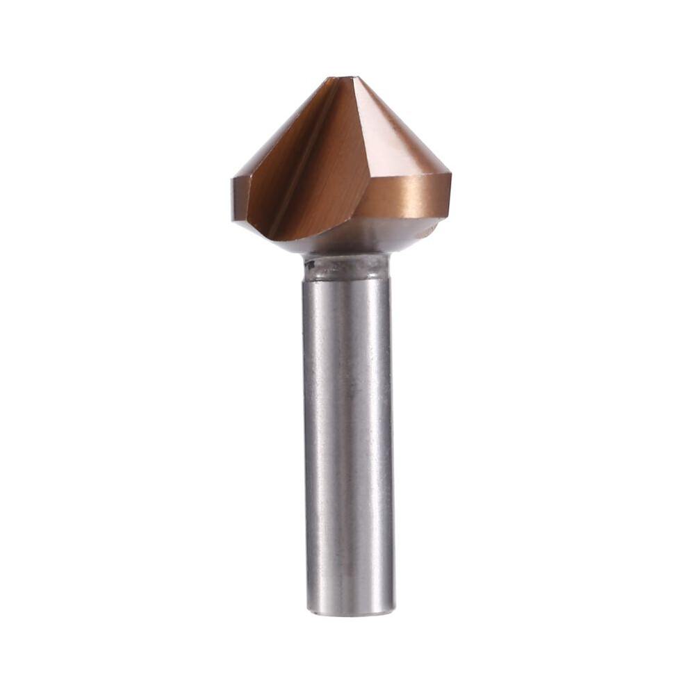 Countersunk Drill Bit 3-Flutes 90-Degrees Chamfering Cutter Tungsten Steel Carbide Single Reaming Drill 30Mm 4713933433338