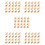 100Pcs Gold Plated RCA Terminal Jack Plug Female Socket Chassis Panel Connector for Amplifier Speaker 1