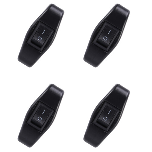 4X Black Bedroom  Off Button in   6A/250VAC 10A/125VAC
