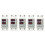 5X Din Rail Dual Display Adjustable Over Voltage Current Under Voltage Protective Device Protector Relay 60A 220V 230V 1