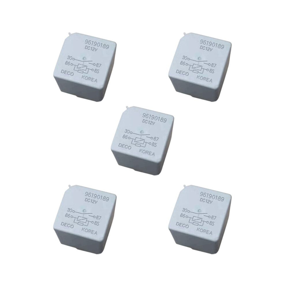 5X Automotive Relay For Optra / Aveo 96190189 Car Relay Grey 6031515057115