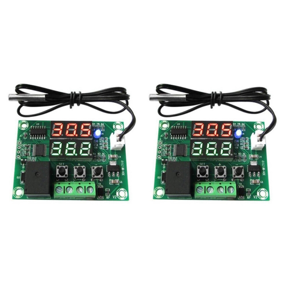 2X Dc12v Xh-W1219 High Quality Ntc Sensor Regulator Sensor Module Temperature Controller Thermostat 4712099269461