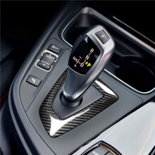 Carbon Fiber Car Gear Shift Knob Cover Sticker for F30 F31 F35 F20 F21 F22 F23 RHD