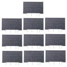 10X Input 3-32 V -Ausgang 4A 200 V 4-Poliges Pcb-Halbleiterrelais Hhg1D-0 / 032F-20