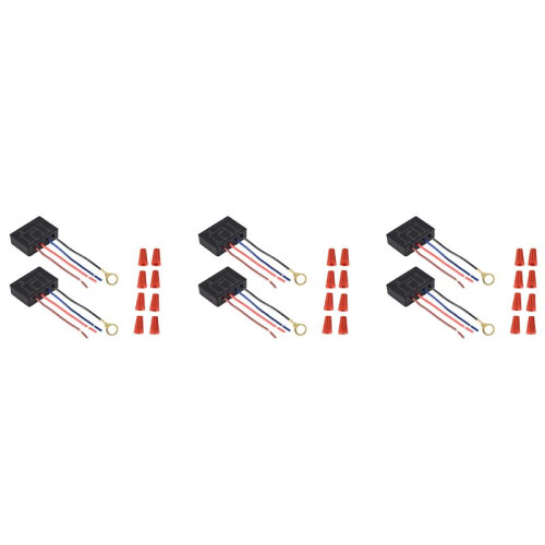 Touch Lamp  6 Pack,Touch Lamp Control Module for Dimmable LED,Bulbs,Lamp  Replacement Kit with Wiring Caps