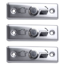 3X Steel Door Exit Release Push Button Home Part of Access Control M1L3