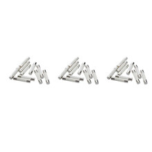 30 Pcs AC 250 V 15 A 6 x 30 mm, High Speed Kick Cylindrical Fuse Tube Ceramic · White + Silver