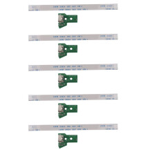 5X for PS4 Controller USB Charging Port Socket Board JDS-055 5TH V5 12 Pin Cable