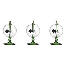 3X Green Solar Power Radiometer Crookes Solar Vanes Windmill Gift Home Desk Decoration