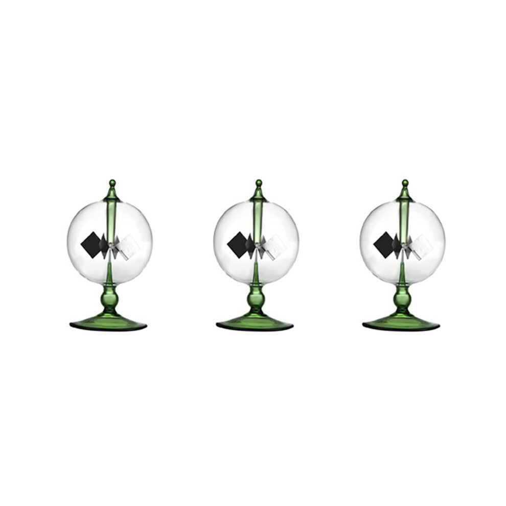 3X Solar Power Radiometer Crookes Solar Vanes Windmill Gift Home Desk Decoration Green 6031866483021