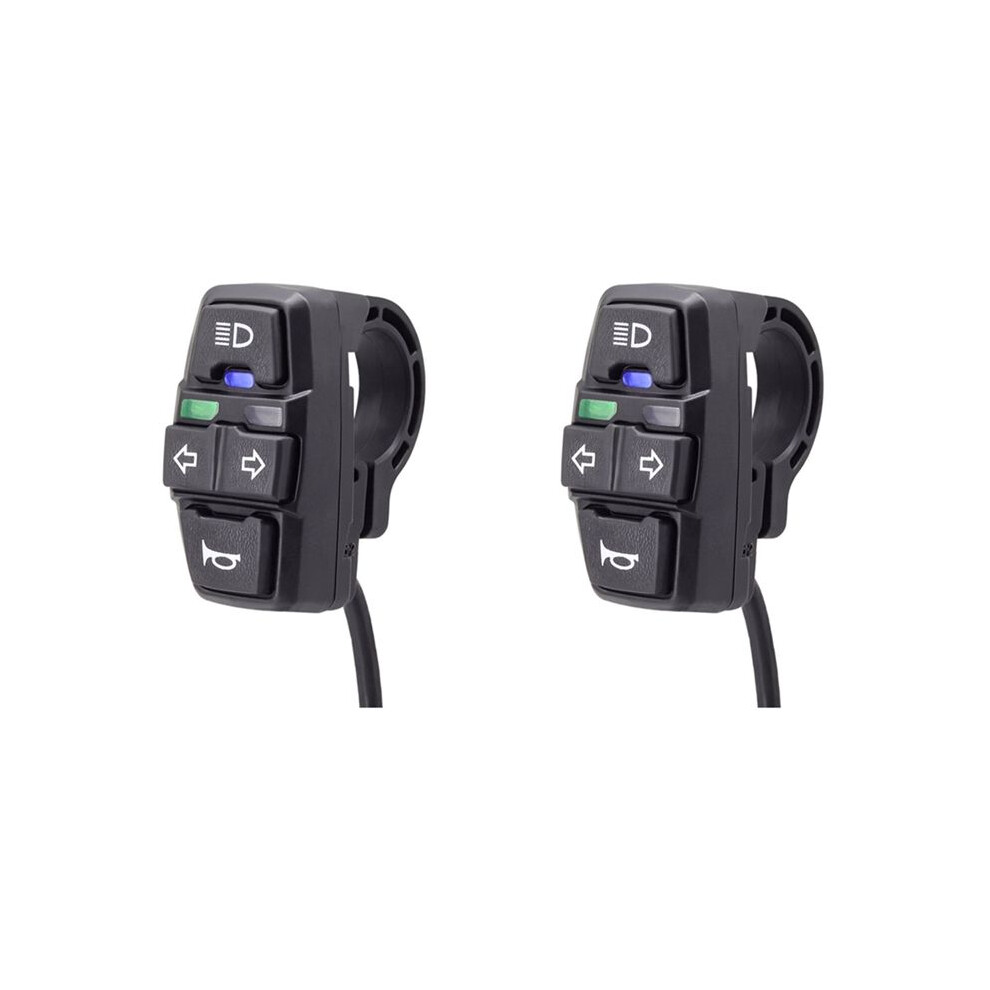 2X Ebike Light +Horn And Turning Light Scooters Electric Bicycle Intelligent Mountain Bike Diy,48V 6032093405497