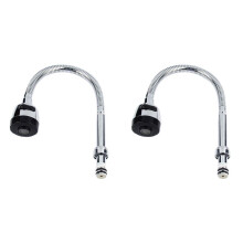 2X Kitchen Faucet Plumbing Hose Universal Tube Stainless Steel Faucet Can Be Shaped Deformation Tube Faucet