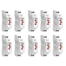 10X GEYA GRT8-M1 Off Delay Relay 16A AC/DC12V-240V Multifunction Din Rail Automatic Timer Relay