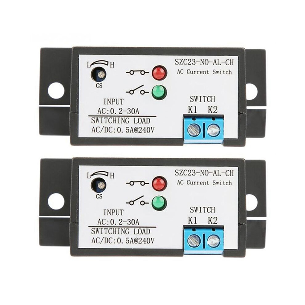 2X Current Sensing Normally Open Current Sensing Adjustable Ac Current Isolation Monitoring Szc23-No-Al-Ch 6033457945123