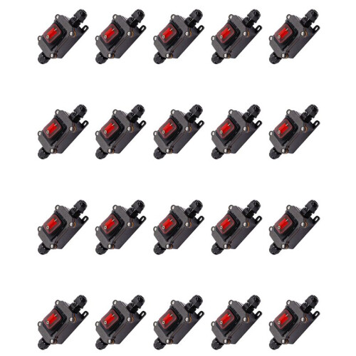20X IP67 Waterproof Inline  12V  20A High Current Power Waterproof