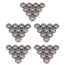 50 Stuks F688ZZ Flensradiaalkogellagers Metaalstaal Dubbel Afgeschermd Flenskogellager, 8 X 16 X 5 mm voor Motor