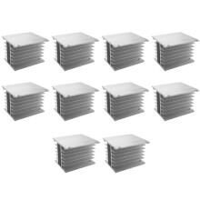 10X 3 Phase Heat Sink 80X110X100mm for SSR Solid State Relay Aluminum Heatsink