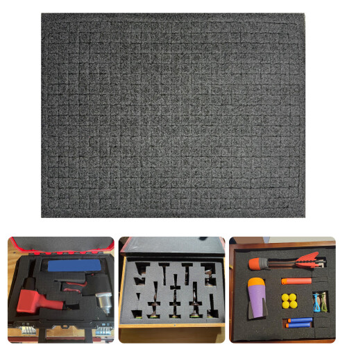Tool Case Liner EPE Foam Lining Grid Design for Customs-40mm 2