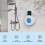Back Scrubber for Shower,Body Scrubber,Wall-Mounted Electric Back Scrubber,Deep Clean Shower Scrubber with  EU Plug 5