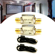 ZK06-UM Series Low Noise Amplifier 100KHz-6GHz USB Interface 21dB High Gain LNA RF Power Preamplifier Module 2 Sets
