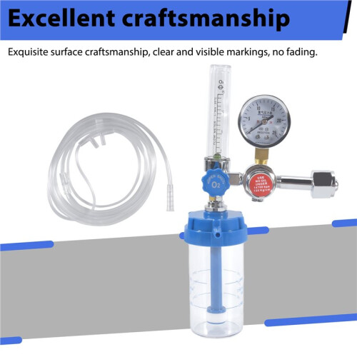 Oxygen Meter YH.YX11A Buoy Type Oxygen Inhalator Meter Pressure Reducing Valve Pressure Regulator G5/8 2