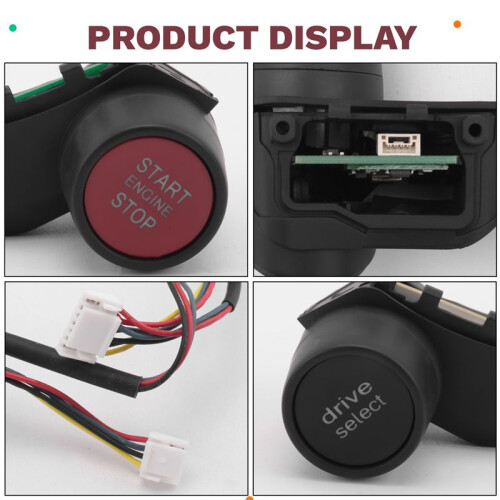 R8 Style Steering Wheel Engine Start Stop  Driving Mode Change Button  for  TT Kit 1