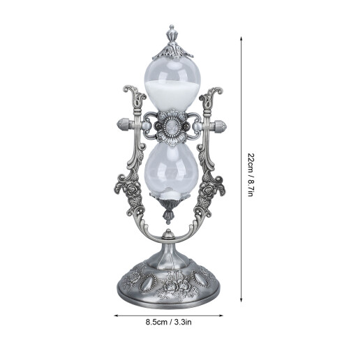Sanduhr-Timer 15 Min, 22  8,5 cm, helles Zinn 1