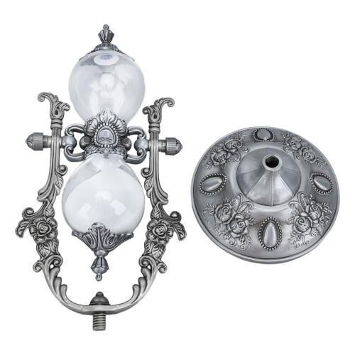 Sanduhr-Timer 15 Min, 22  8,5 cm, helles Zinn 2