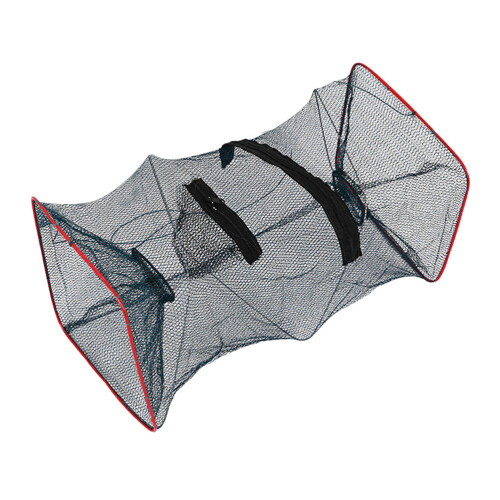 4Pièces Filets Pliables Nylon Métal Pièges Réutilisables Crustacés