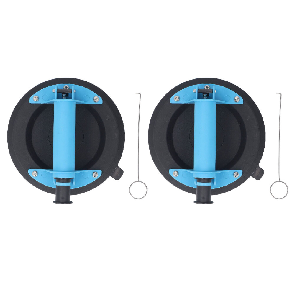2 Pack 8In Heavy Duty Glass Suction Cups 440Lbs/200Kg Lift Tool 6911385445048