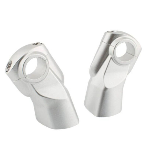 Motorcycle Handlebar Riser Mount Clamp Lift 22MM Move Back 32MM for  ROCKET-3GT/R Rocket 3R 2019-2024 Silver 2