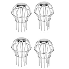 4X Drain Outdoor Dach Anti - Blocking Cap Runde Netzabdeckung Drainage Bodenlinie Leak Gutter Guard Filter-50