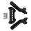 6Inch Pullback Handlebar Riser Top Clamp for  Sportster Dyna Street Bob FXDB 2