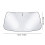 Car Sun Shade Windshield UV Proof 150x80cm Foldable Ti Silver 2
