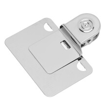 Ferramenta de marcação de precisão para curvas e cantos, clipe para fita métrica de aço inoxidável com escala dupla, material resistente à