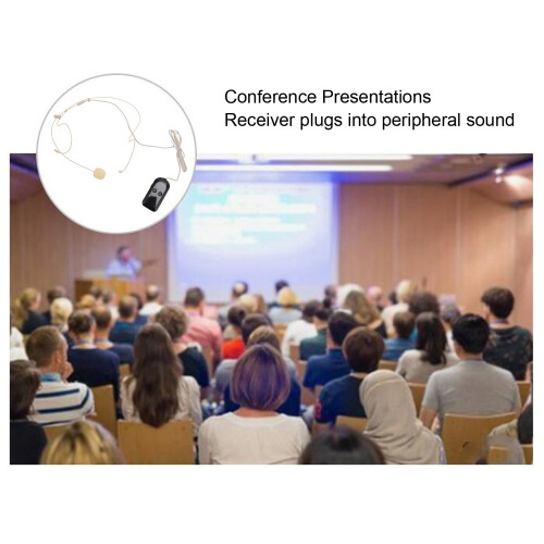Wireless Head Mounted Microphone 2.4G 2 Transmitters & 1 Receiver 1