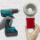 Electric Drill Dust Collector Cover Efficient for Any-red white 7