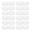 48Pcs Transparent Wall Mounted Glasses Organizer No Drill Installation 2