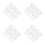 48Pcs Transparent Wall Mounted Glasses Organizer No Drill Installation 9