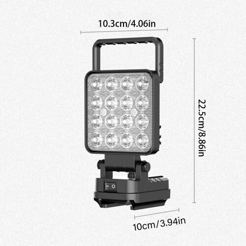 Portability 32W Rechargeable Flashlights 140Beam-MT Black 1