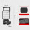 Portability 32W Rechargeable Flashlights 140Beam-MT Black 5