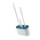Ergonomisches Toilettenbürsten-Set, wandhängend, 8
