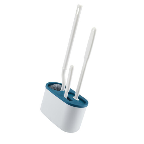 Ergonomisches Toilettenbürsten-Set, wandhängend,
