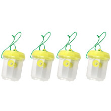4X Armadilha para Vespas Penduradas, Abelha, Coletor de Mosca, Ferramenta Reutilizável, Não Tóxica, para Pragas, para Casa, Jardim, Fazenda,