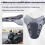 Motorcycle Windshield Windscreen Air Wind Deflector for 2021  MT-07 MT07 MT 07 Mt07 Black 4