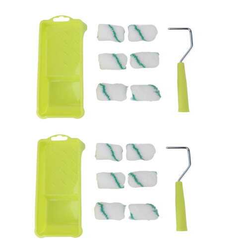 Paint Roller Set Small Precise Control Easy Clean DIY Home Decor Crafts 9cm 1