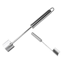 Corn Cob Peeler, Stainless Steel Long Handle Corn the Cob Remover, Quick Corn Peeling Tool for Kitchen and BBQ